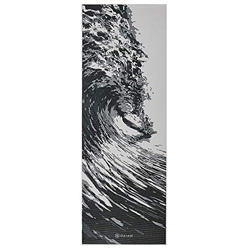 Gaiam Yoga Mat Premium Print Reversible Extra Thick Non Slip Exercise & Fitness Mat for All Types of Yoga, Pilates & Floor Workouts, Zara Rogue, 68 Inch L x 24 W x 6mm Thick