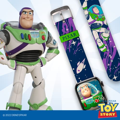 Toy Story – Buzz Lightyear Smartwatch Band - Officially Licensed, Compatible with Every Size & Series of Apple Watch (not included)