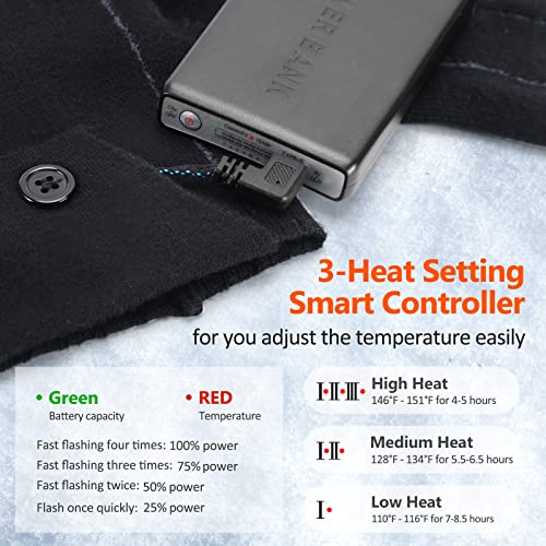 RELIRELIA Heated Socks, Rechargeable Heated Socks with APP Control for Men Women Feet Warmer for Winter Hunting Fishing Winter Skiing Outdoors Battery Included