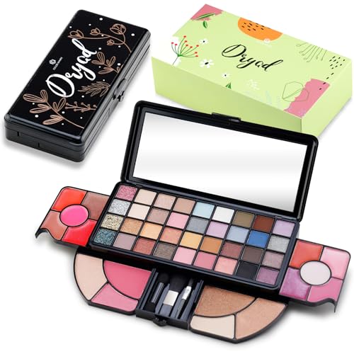 Color Nymph All In One Makeup Sets for Teens Women, Portable Travel Office Makeup Kit Gift for Girls with 36-Colors Eyeshadows Facial Blusher Lip Gloss Pressed Powder Mascara Brushes Mirror