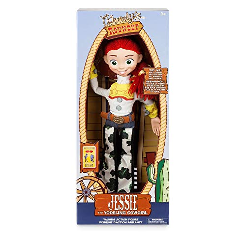 Disney Store Official Jessie Interactive Talking Action Figure from Toy Story, Features Sounds and Phrases from The Movies, Interacts with Other Figures and Toys