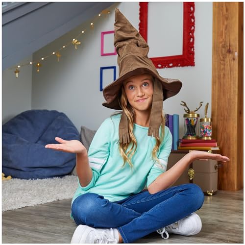 Wizarding World Harry Potter, Talking Sorting Hat with 15 Phrases for Pretend Play, Kids Toys for Ages 5 and Up