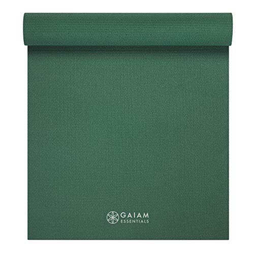 Gaiam Essentials Premium Yoga Mat With Carrier Sling (72 InchL X 24 InchW X 1/4 Inch Thick)