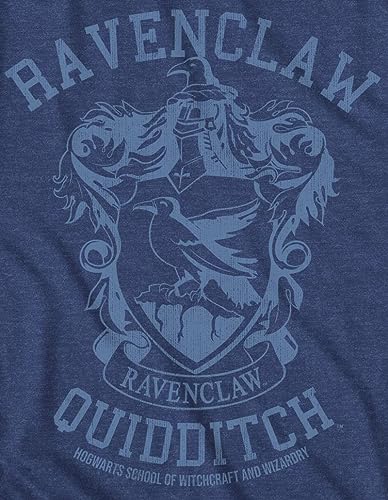 Harry Potter Ravenclaw Quidditch Team Adult T-Shirt(LG, Navy Heather)