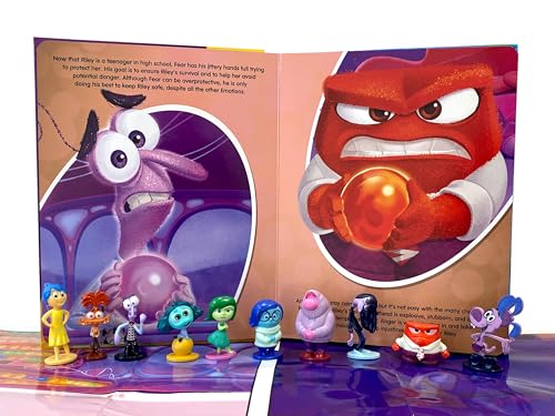 Disney Inside Out 2 My Busy Books - Storybook, 10 figurines, playmat