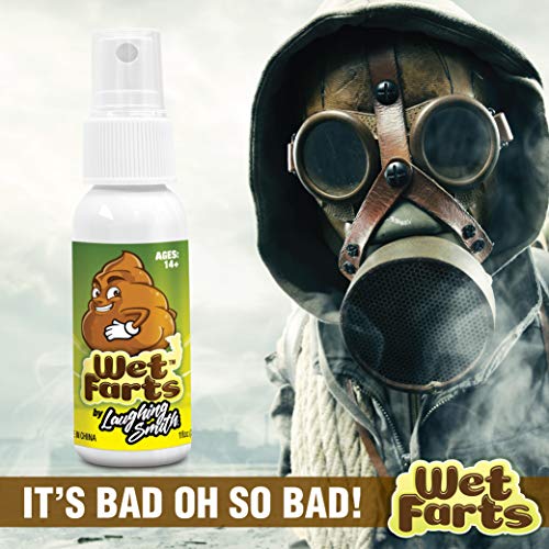 Laughing Smith - Wet Farts - Potent Stink Spray - Extra Strong Stink - Hilarious Gag Gifts & Pranks for Adults or Kids - Prank Stink Stuff - Non Toxic - Smells Like Really 'Bad' Gas