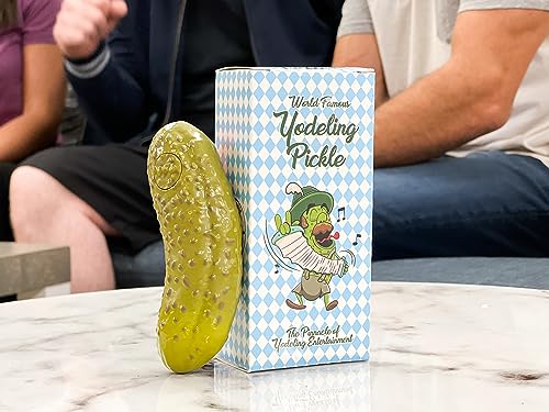 DR DINGUS Yodeling Pickle - Sings Dill-lightful Yodel Song - Make Anyone Laugh - Best Singing Gag Gift for Friends Family Coworkers