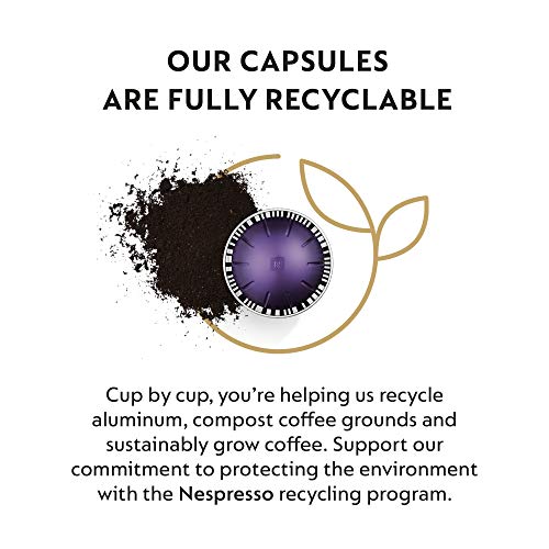 Nespresso Capsules Vertuo, Intense Variety Pack, Dark Roast Coffee, 40-Count Coffee & Espresso Pods, Brews 7.8oz. and 1.35oz.