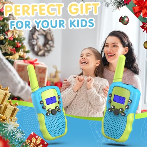 Selieve Toys for 3-12 Year Old Boys Girls, Easter Basket Stuffers, Walkie Talkies for Kids 22 Channels 2 Way Radio Toy with Backlit LCD Flashlight, 3 Miles Range for Outside, Camping, Hiking