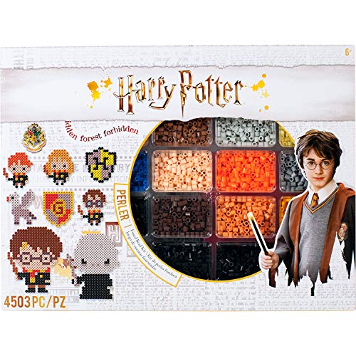 Perler 80-54345 Harry Potter Fuse Bead Kit for Kids and Adults, Comes with 19 Patterns, Multicolor, 4503pcs