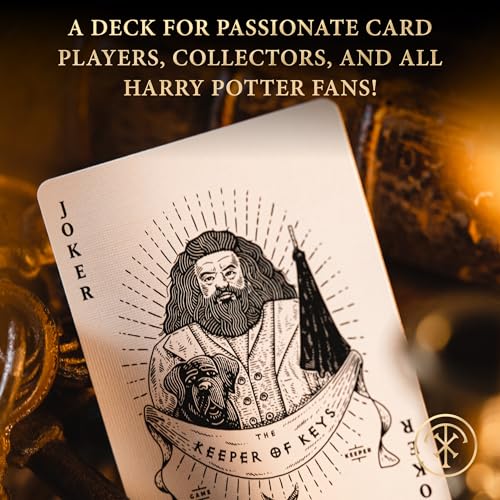 theory11 Harry Potter Playing Cards - Yellow (Hufflepuff)