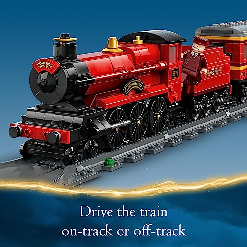 LEGO Harry Potter Hogwarts Express & Hogsmeade Station 76423 Building Toy Set; Harry Potter Gift Idea for Fans Aged 8+; Features a Buildable Train, Tracks, Ticket Office and 8 Harry Potter Minifigures