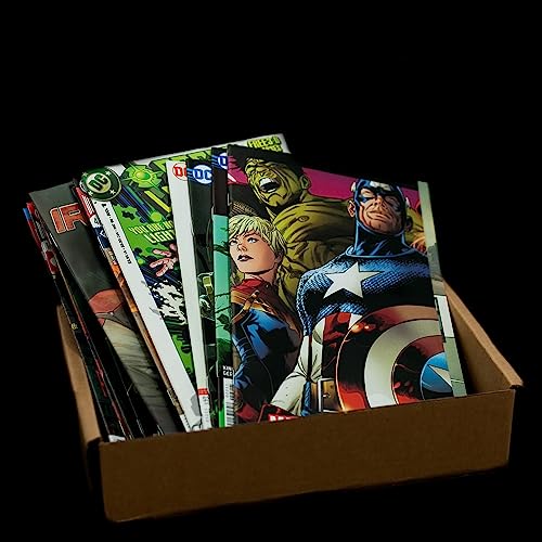 The Comic Garage Super Box - Start a Collection or Expand on an Existing One - 10 Collectible Comic Book Subscription Box