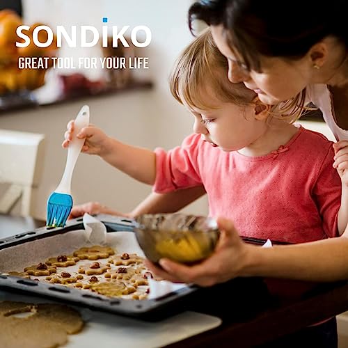 Sondiko Butane Torch Lighter S400 2 Pack, Refillable Kitchen Torch with Safety Lock and Adjustable Flame for Desserts, Creme Brulee, and Baking(Butane Gas Is Not Included)