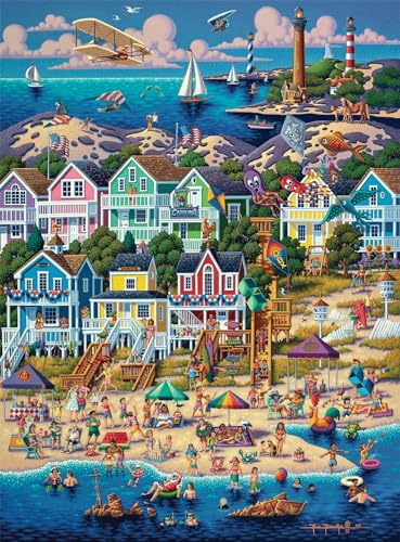 Buffalo Games - Dowdle - Outer Banks - 1000 Piece Jigsaw Puzzle for Adults Challenging Puzzle Perfect for Game Nights - Finished Puzzle Size is 26.75 x 19.75