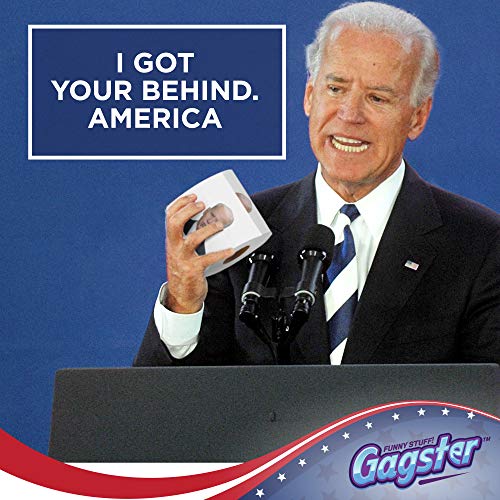 Joe Biden Funny Political Toilet Paper Roll by Gagster - TP Prank Democrat & Republican Election Party Joke Gifts,White Elephant Gift Exchange, Secret Santa, Make your Butt Laugh