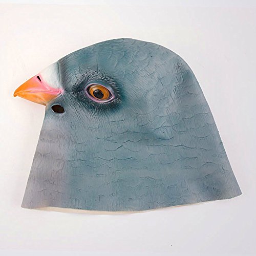 Youtumall Halloween Mask Latex Brown Horse Head Mask For Party Halloween Costume (Pigeon)