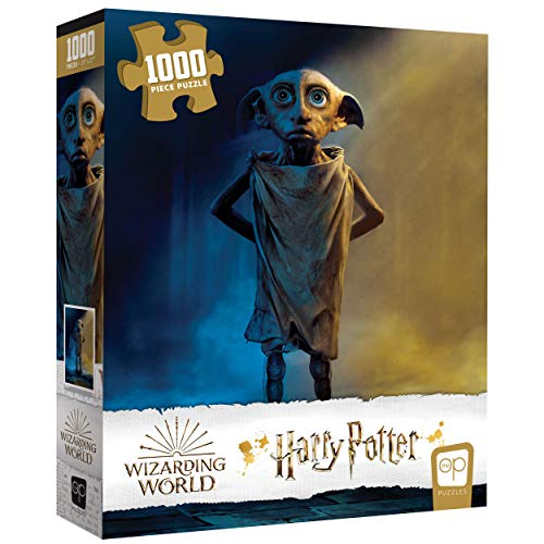 USAOPOLY Harry Potter Dobby 1000 Piece Jigsaw Puzzle | Officially Licensed Harry Potter Puzzle | Collectible Puzzle Featuring Dobby The House Elf from Harry Potter Films