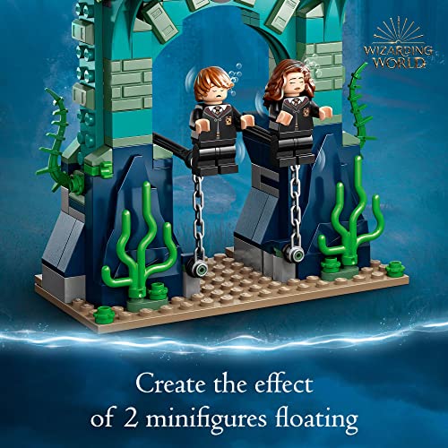 LEGO Harry Potter Triwizard Tournament: The Black Lake Building Toy 76420 - Goblet of Fire Toy Set with Harry, Hermione, and Ron Mini Figures, Magical Collection Set, Great Gift for Kids, Boys & Girls