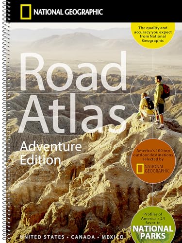 National Geographic Road Atlas 2025: Adventure Edition [United States, Canada, Mexico]