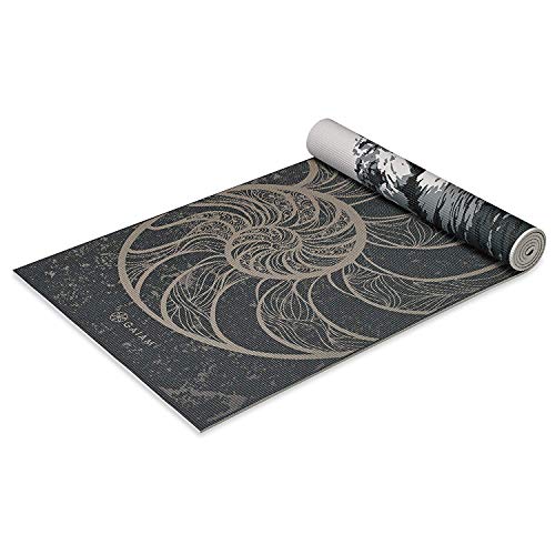 Gaiam Yoga Mat Premium Print Reversible Extra Thick Non Slip Exercise & Fitness Mat for All Types of Yoga, Pilates & Floor Workouts, Zara Rogue, 68 Inch L x 24 W x 6mm Thick