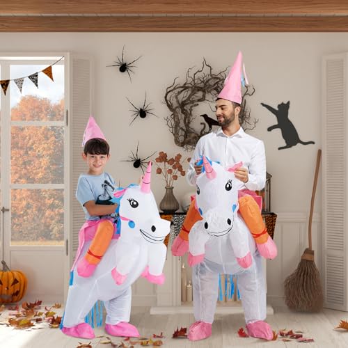 TOLOCO Inflatable Costume for Adults Unicorn Costume Blow up Costume Adult Halloween Costumes