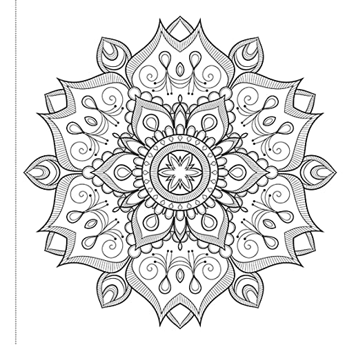 Mandala Art: Colouring books for Adults with tear out sheets