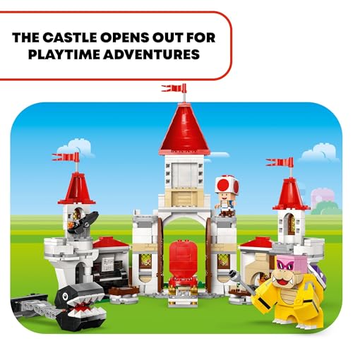 LEGO Super Mario Battle with Roy at Peach’s Castle, Nintendo Character Mario Toy for Kids, Castle Toy & Adventure Set, Super Mario Gift for Girls, Boys & Gamers Ages 7 and up, 71435