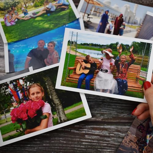 Custom Photo Prints Personalized Photo Gifts Standard Size Glossy - Set of 6,12,20pcs - UNFRAMED-Gift Wrapping Available (4 * 6 inches, 6, Pcs of Set)-Same day Pick up