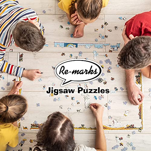 Re-marks Holiday Books Puzzle, Collage Puzzle for All Ages, 1000-Piece Christmas Puzzle