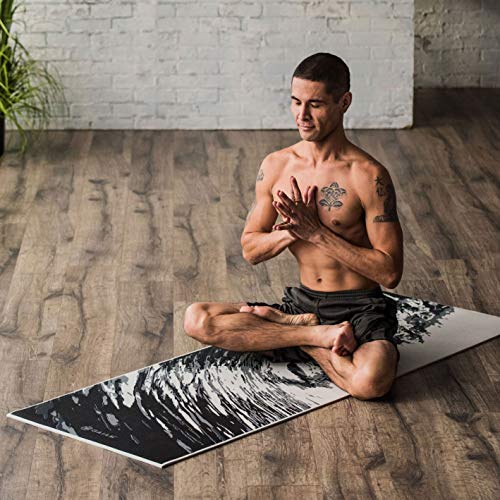 Gaiam Yoga Mat Premium Print Reversible Extra Thick Non Slip Exercise & Fitness Mat for All Types of Yoga, Pilates & Floor Workouts, Zara Rogue, 68 Inch L x 24 W x 6mm Thick