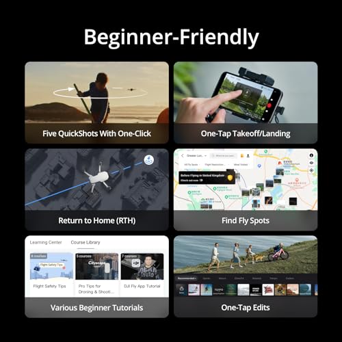 DJI Mini 4K, Drones with Camera for Adults 4K, Under 249 g, 3-Axis Gimbal Stabilization, 10km Video Transmission, Auto Return, Wind Resistance, 31-Min Max Flight Time, Drone for Beginners