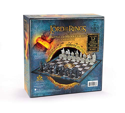 The Noble Collection The Lord of The Rings - Chess Set: Battle for Middle-Earth,Black, for 5 Players