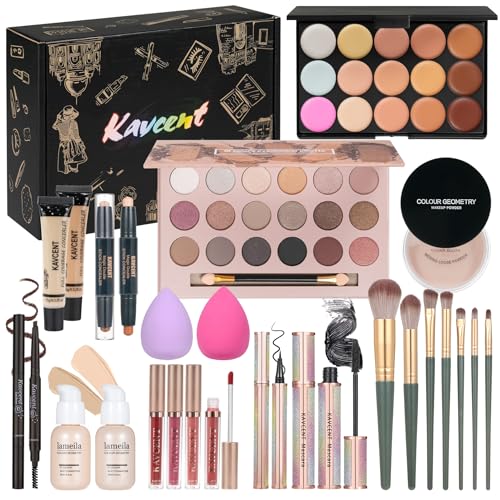 Makeup Kit Makeup Sets for Teens Makeup kits for Women Teenagers Make up Eyeshadow Palette Foundation Concealer Lipgloss Makeup Kit for Women Full Kit