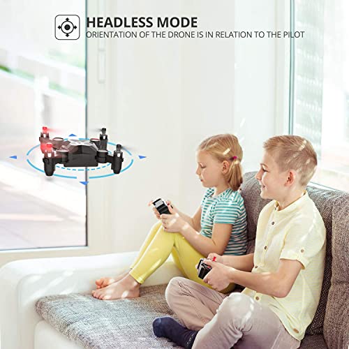 Holy Stone HS190 Drone for Kids, Mini Drone with One-Key Takeoff/Landing, 3D Flips, 3 Speeds and Auto Hovering, Gifts Toys for Boys and Girls, Red