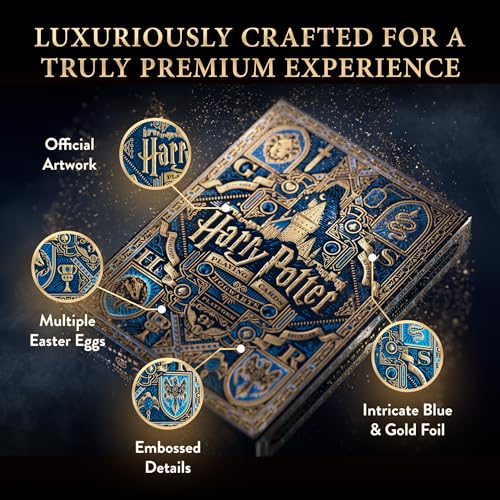 theory11 Harry Potter Playing Cards - Blue (Ravenclaw)