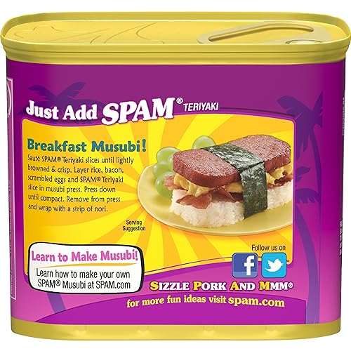 Spam Teriyaki, 12 Ounce Can (Pack of 12)