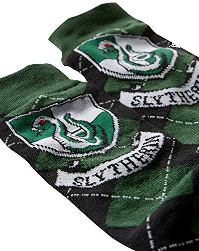 Hyp Harry Potter Slytherin Argyle Juniors Knee High Socks