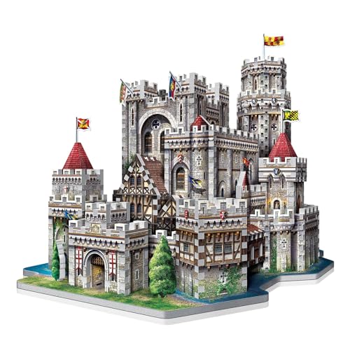 WREBBIT3D King Arthur's Camelot 3D Jigsaw Puzzle (865-Piece)