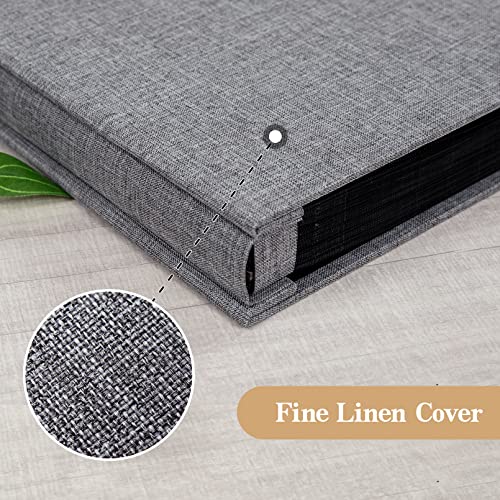 potricher Photo Picture Album for 4x6 300 Horizontal Photos Linen Cover Small Capacity Photo Book Album for Family Wedding Baby Anniversary