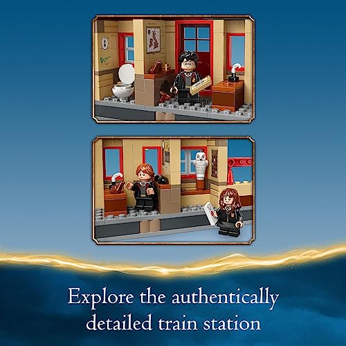 LEGO Harry Potter Hogwarts Express & Hogsmeade Station 76423 Building Toy Set; Harry Potter Gift Idea for Fans Aged 8+; Features a Buildable Train, Tracks, Ticket Office and 8 Harry Potter Minifigures