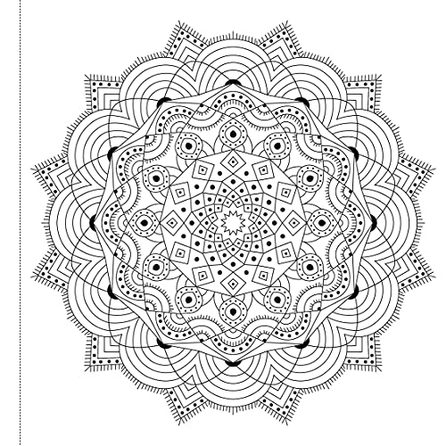 Mandala Art: Colouring books for Adults with tear out sheets