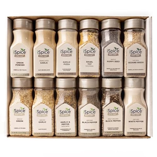 iSpice Starter Spice Set- Herb Spices and Seasonings Sets, Spices Set For Gifts Home Basic Seasonings for Cooking(Total Kitchen- 48 pack) 2