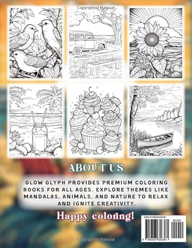 101 CALMNESS: Adult Coloring Book — Relaxing Book to Calm your Mind and Stress Relief — Beautiful Designs of Animals, Landscape, Beach, House, Birds, Flowers, and more