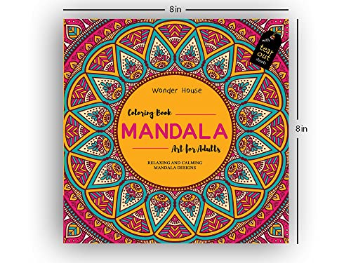 Mandala Art: Colouring books for Adults with tear out sheets