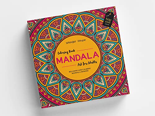 Mandala Art: Colouring books for Adults with tear out sheets