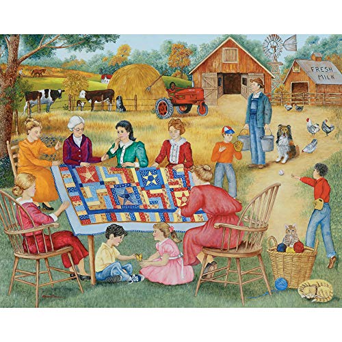 Bits and Pieces – 4-in-1 Multi-Pack - 500 Piece Jigsaw Puzzles for Adults – 500 pc Large Piece Puzzle Set Bundle by Artist Kay Lamb Shannon - 16"x 20"