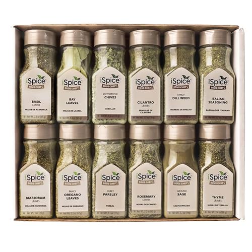 iSpice Starter Spice Set- Herb Spices and Seasonings Sets, Spices Set For Gifts Home Basic Seasonings for Cooking(Total Kitchen- 48 pack) 2