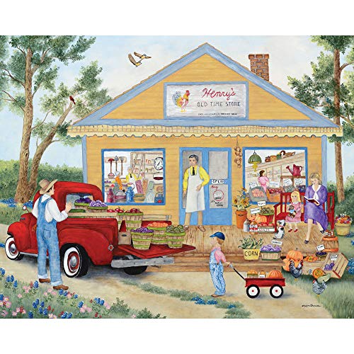 Bits and Pieces – 4-in-1 Multi-Pack - 500 Piece Jigsaw Puzzles for Adults – 500 pc Large Piece Puzzle Set Bundle by Artist Kay Lamb Shannon - 16"x 20"