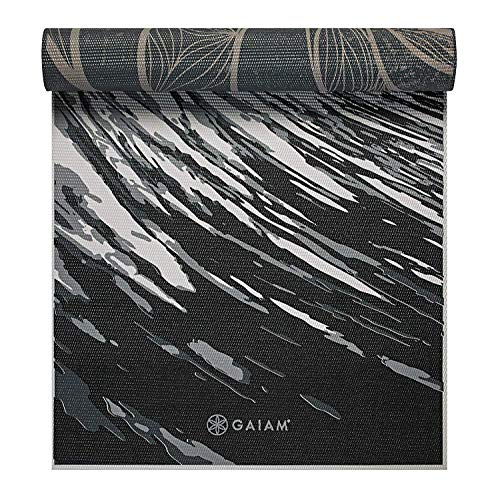 Gaiam Yoga Mat Premium Print Reversible Extra Thick Non Slip Exercise & Fitness Mat for All Types of Yoga, Pilates & Floor Workouts, Zara Rogue, 68 Inch L x 24 W x 6mm Thick